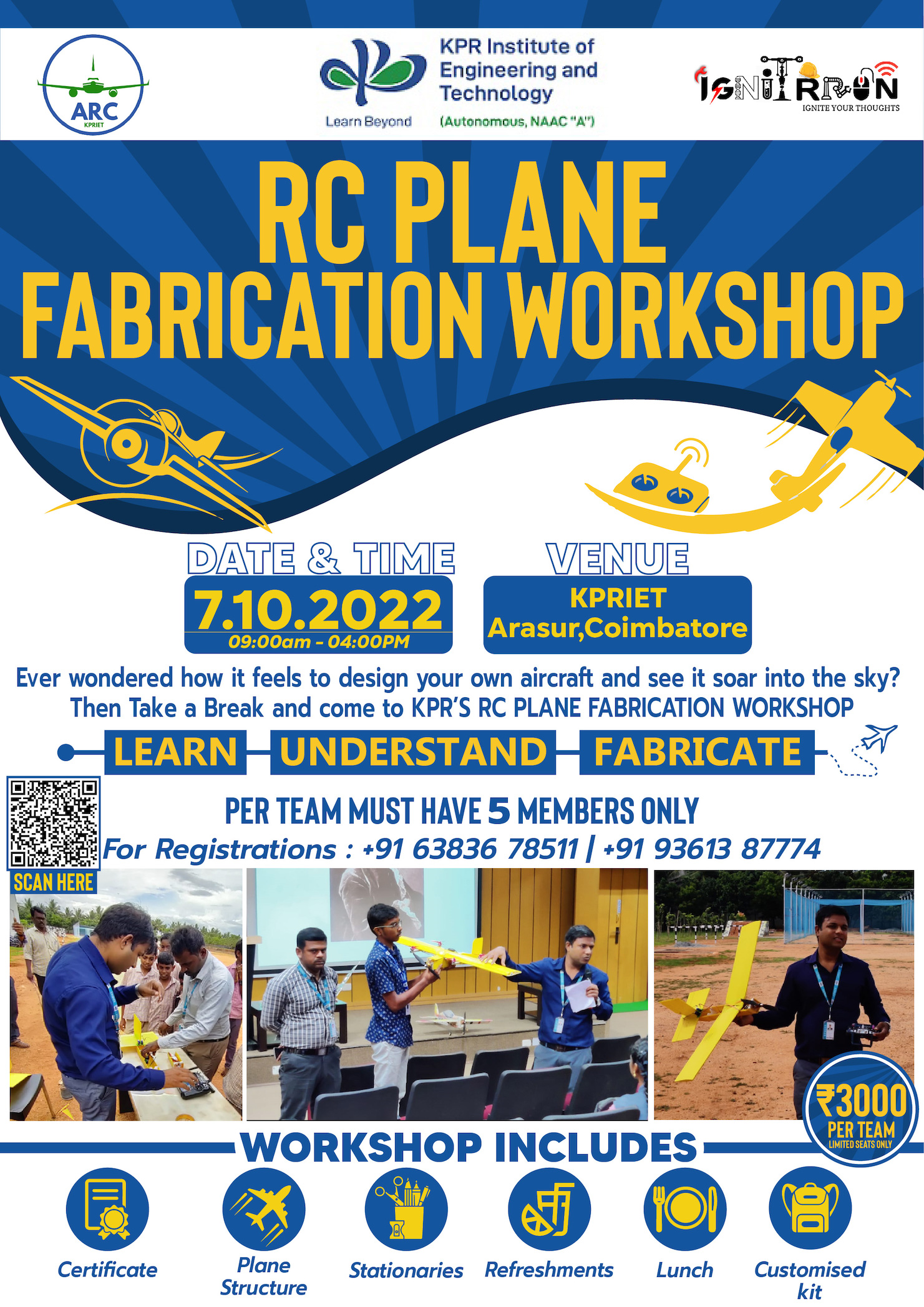 RC Plane Fabrication Workshop 2022